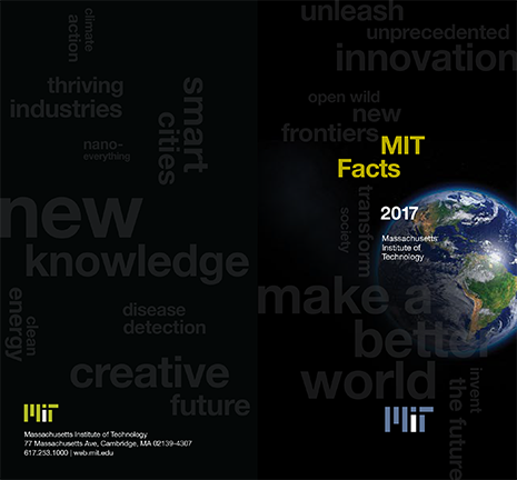 photo of earth with semi transparent words in varying sizes representing the MIT better world campaign